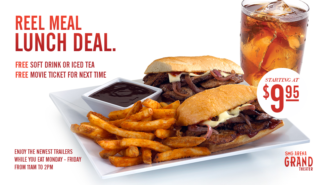 Studio Movie Grill Arena Grand now serving lunch. Arena District