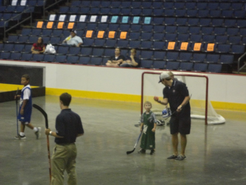 Columbus Blue Jackets street hockey