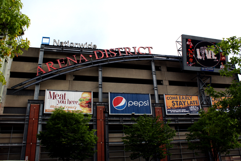 Arena District Sign